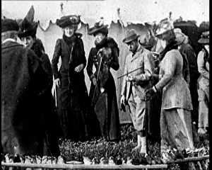 Conversing: George, Prince Of Wales, Standing Outside A