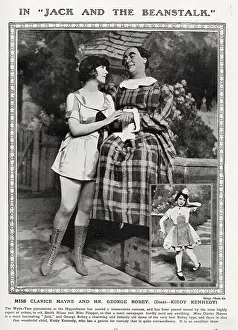 Panto: George Robey as Dame Trot in Jack & the Beanstalk Hippodrome