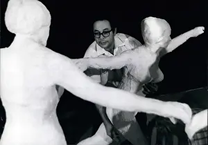 Newest: George Segal with sculptures in plaster, Munich