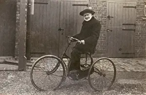 Rawhide Collection: George Skinner, elderly tricyclist
