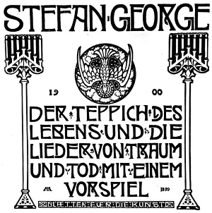 Lebens: George, Stefan, 12.7.1868 - 4.12.1933, German