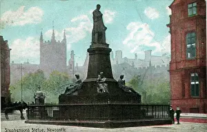 Tyne: George Stephenson Monument, Newcastle upon Tyne