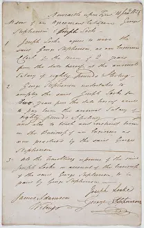 Stephensons: George Stephenson?s letters