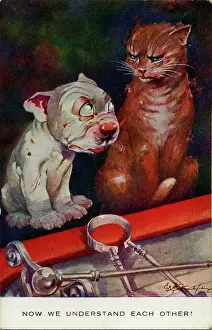 Rivalry: George Studdy, Bonzo greetings postcard