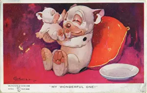 Proud: George Studdy, Bonzo greetings postcard