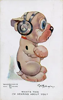 Hear: George Studdy, Bonzo greetings postcard