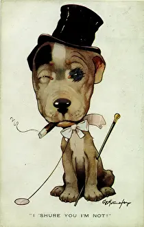 Battered: George Studdy, Bonzo greetings postcard