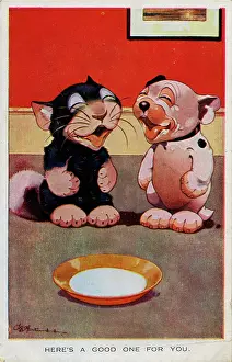 Share: George Studdy, Bonzo and Ooloo postcard