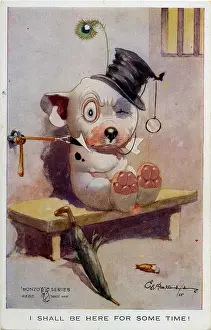 Gaol: George Studdy, Bonzo postcard