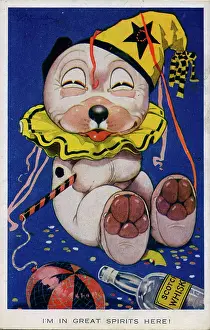 Spirits: George Studdy, Bonzo postcard