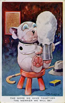 Tankard: George Studdy, Bonzo postcard