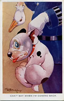 Stealing: George Studdy, Bonzo postcard