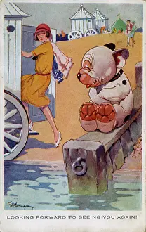 Suggestive: George Studdy, Bonzo postcard