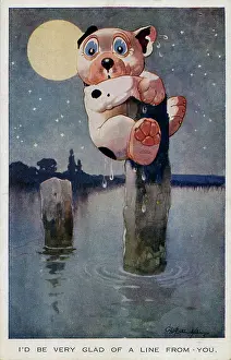 Glad: George Studdy, Bonzo postcard