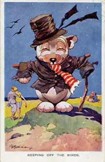 Scarecrow: George Studdy, Bonzo postcard