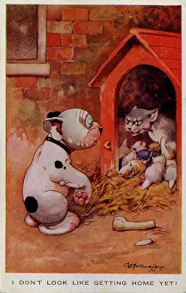 Kennel: George Studdy, Bonzo postcard