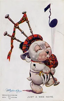 Sporran: George Studdy, Bonzo postcard