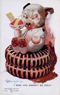 Studdy: George Studdy, Bonzo postcard