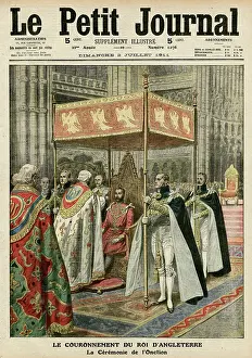 Anointing: George V coronation 1911