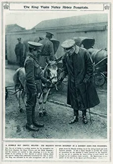 Netley: George V visiting Netley hospitals