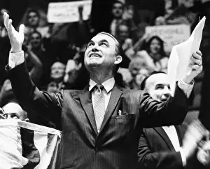 Southerners: George Wallace acknowledges the cheers of ?