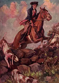 Becher: George Washington on Horseback
