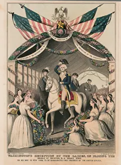 Washingtons: George Washington - president - inauguration - American