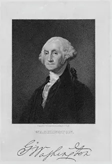 Longacre: George Washington - president - man