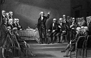 Revise: George Washington presiding at the Convention ?