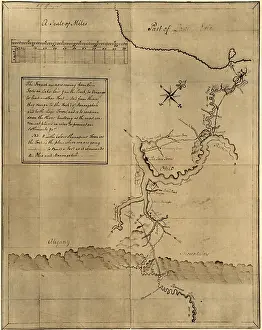 Surveyed: George Washington's map, accompanying his ?