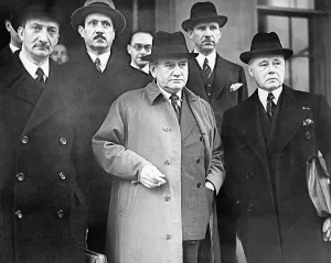 Statesmen: Georges Bonnet, Eduard Daladier and Maurice