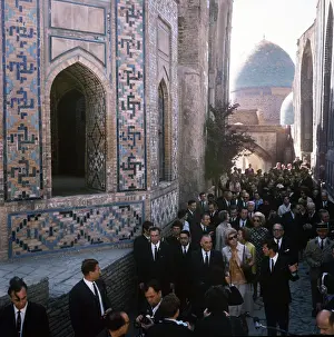 Samarkand: Georges Pompidou visit to USSR, 1970