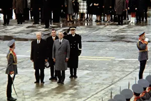 Presidium: Georges Pompidou visiting USSR, 1970