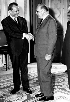 Pompidou: Georges Pompidou and Willy Brandt