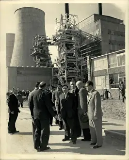 Mr.malenkov: Georgi Malenkov, Soviet Minister, visits Calder Hall