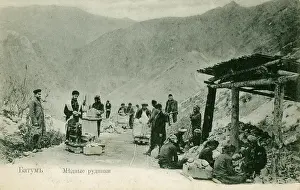 Batumi: Georgia - Batumi - Workers at a Copper Mine