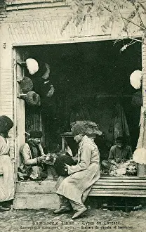 Milinery: Georgia - Fur hat shop