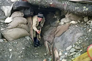 Sandbags: Georgian-Abkhaz conflict, 1992