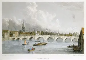 Replaced: The Georgian stone bridge across the Tyne at Newcastle