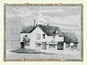 Charts: Georgian view of the White Lion, Digbeth, Birmingham