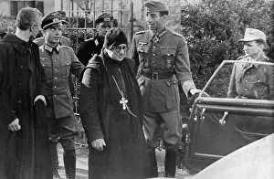 Cassino: Georgio Diamare is evacuated from the monastery of Monte Cas