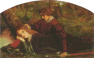 Intimacy: Geraint and Enid, by Arthur Hughes