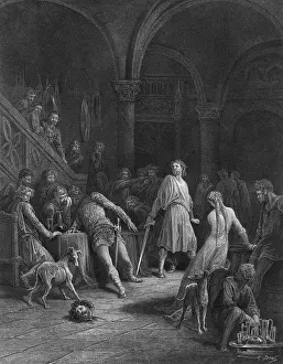 Beheading: Geraint slays Lord Doorm