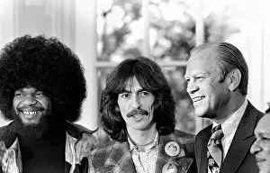 Afro: Gerald Ford - Billy Preston - George Harrison