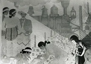 Tntarlcgr: Gerald Nailor, in front his mural at the Navajo