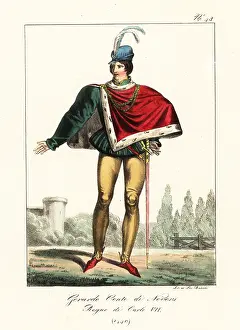 Plumed Cap: Gerart, fictional Count of Nevers, 1440