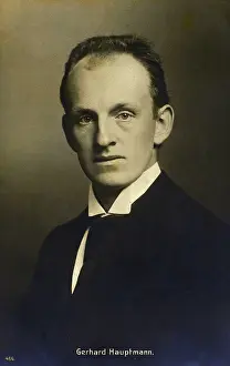 Receding: Gerhart Hauptmann - German author, dramatist and novelist