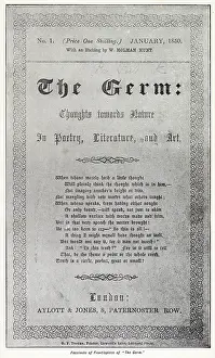 Raphaelite: The Germ, Pre-Raphaelite magazine