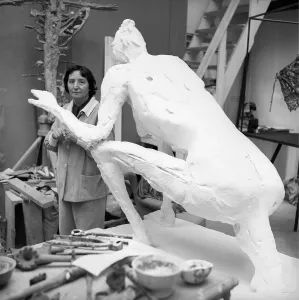 Germaine: Germaine Richier, sculptor from Paris, in her
