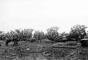 21cm: German 21cm howitzers preparing to retire, WW1
